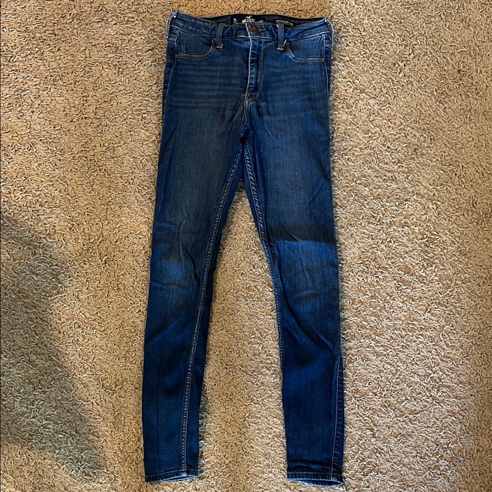 Hollister Blue Skinny Jeans with Classic Indigo Wash